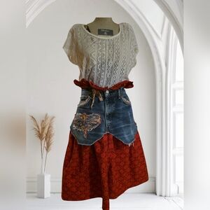 Upcycled Skirt Molly Made It Drahonfly And Ruffles